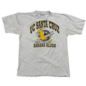 UC Santa Cruz Banana Slugs 1986 All Sport T-Shirt Large Travolta Pulp Fiction